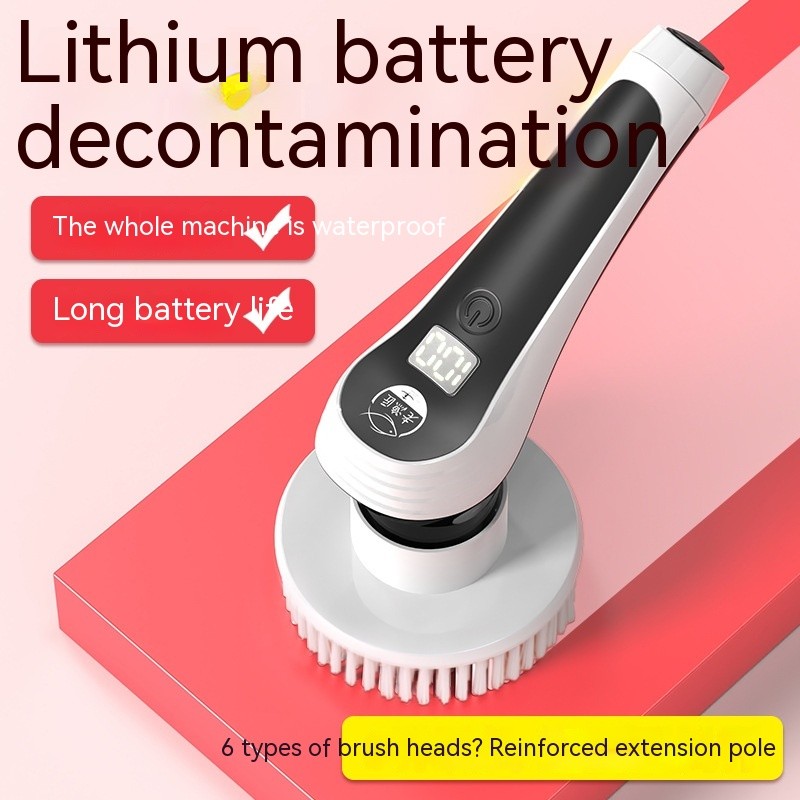 Cepillo de limpieza eléctrico de mango largo para peceras