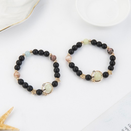 Pulsera elástica luminosa creativa para hombre y mujer