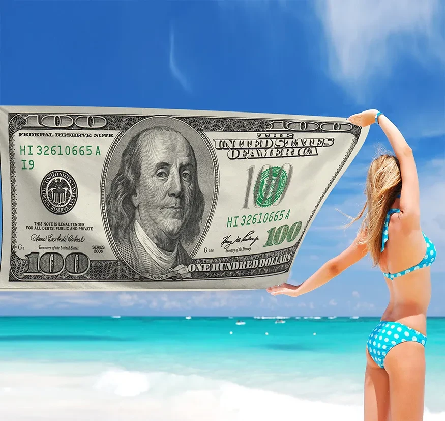 Toallas de playa de verano Toalla de baño de microfibra Toallas de yoga para acampar Baño