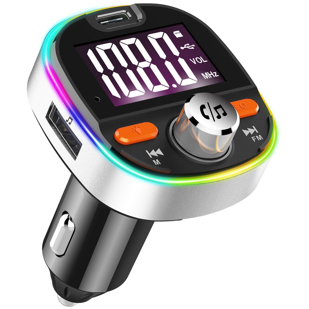Reproductor MP3 Bluetooth para coche con carga rápida y manos libres