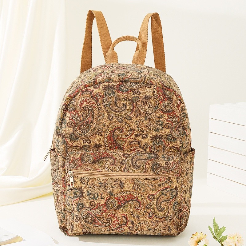 Mochila retro ligera de gran capacidad para hombres y mujeres