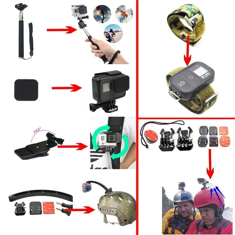Accesorios para cámara GoPro 4