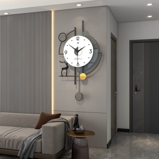 Reloj de pared decorativo creativo, sencillo y moderno, estilo nórdico, personalizado y a la moda.