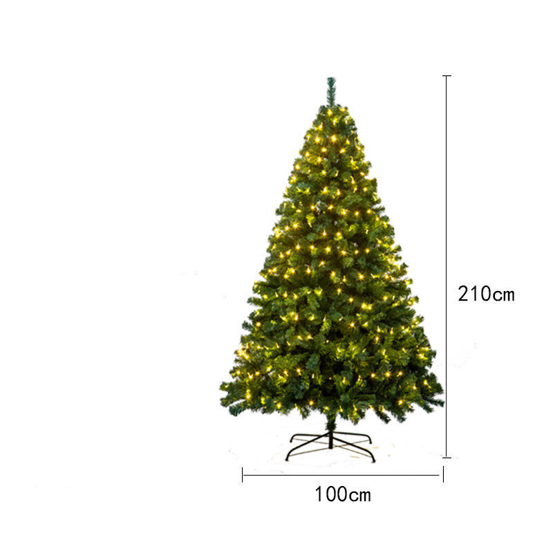 Disposición de la escena de decoraciones del árbol de Navidad para el hogar