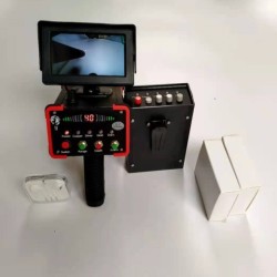 Detector de metales subterráneo remoto ajustable con pantalla LCD