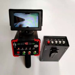 Detector de metales subterráneo remoto ajustable con pantalla LCD