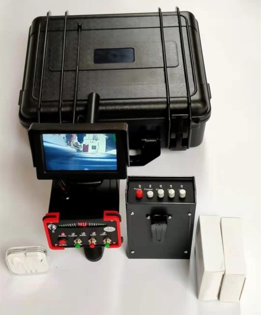 Detector de metales subterráneo remoto ajustable con pantalla LCD