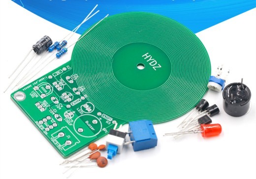 Kit de detector de metales para hacer uno mismo, tablero electrónico para practicar soldadura.