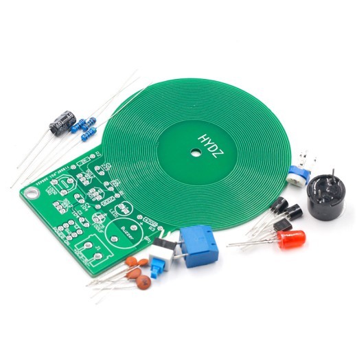 Kit de detector de metales para hacer uno mismo, tablero electrónico para practicar soldadura.