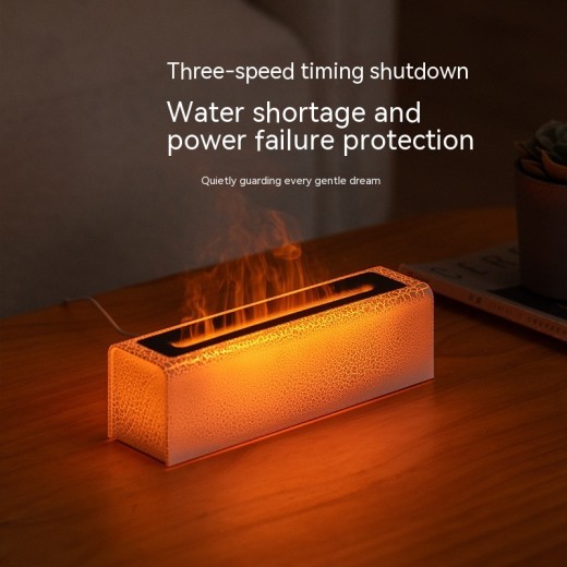 Humidificador de escritorio con aroma a llama colorida y lava creativa
