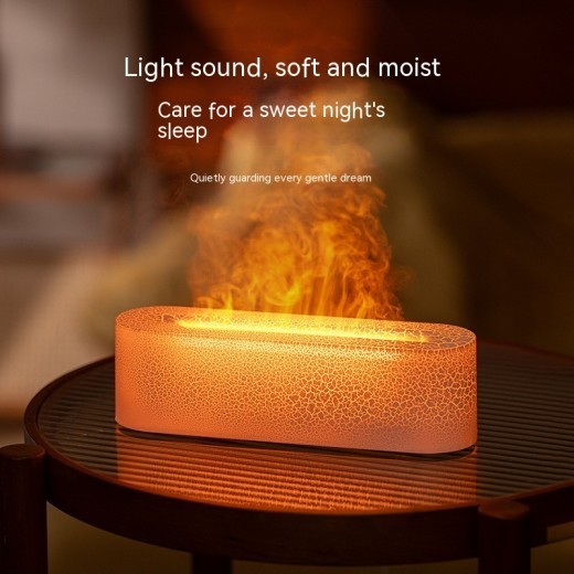 Humidificador de escritorio con aroma a llama colorida y lava creativa