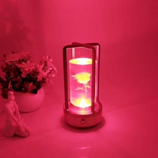 Luz de camping retro con carga USB, luces decorativas minimalistas y de lujo