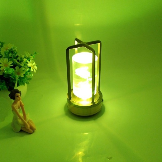 Luz de camping retro con carga USB, luces decorativas minimalistas y de lujo