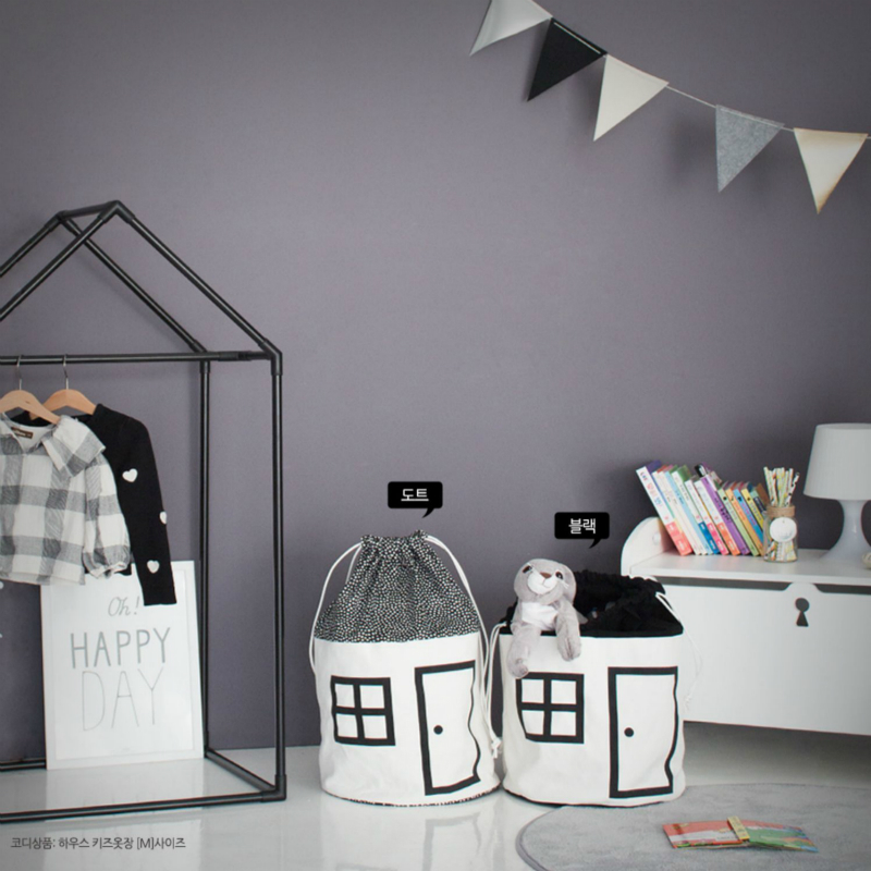 Bolsa de almacenamiento de juguetes para bebés, tapetes de juego, alfombra para decoración de habitación infantil, gran capacidad, bonito diseño de casa, tapete de lona de algodón para niños