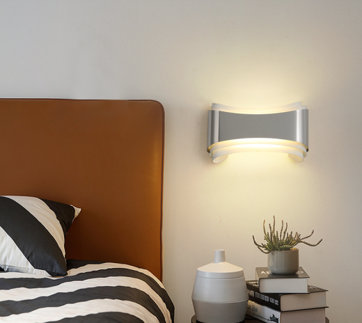 Lámpara de pared LED para dormitorio, lámpara de noche, decoración de fondo de pared