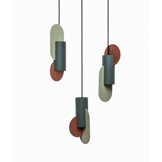 Lámpara de araña pequeña de un solo cabezal creativa nórdica, diseño de oficina, modelo de habitación, decoración suave