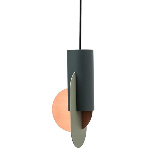 Lámpara de araña pequeña de un solo cabezal creativa nórdica, diseño de oficina, modelo de habitación, decoración suave