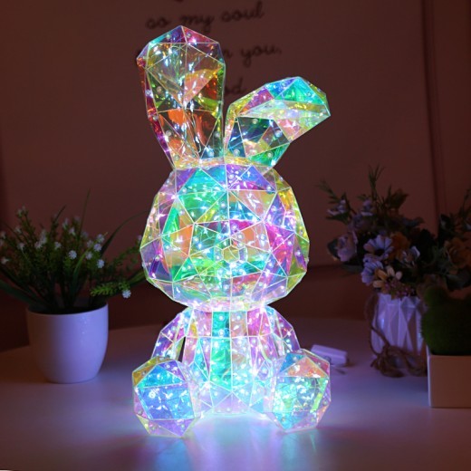 Regalo de cumpleaños de conejo de fantasía Decoración de fantasía