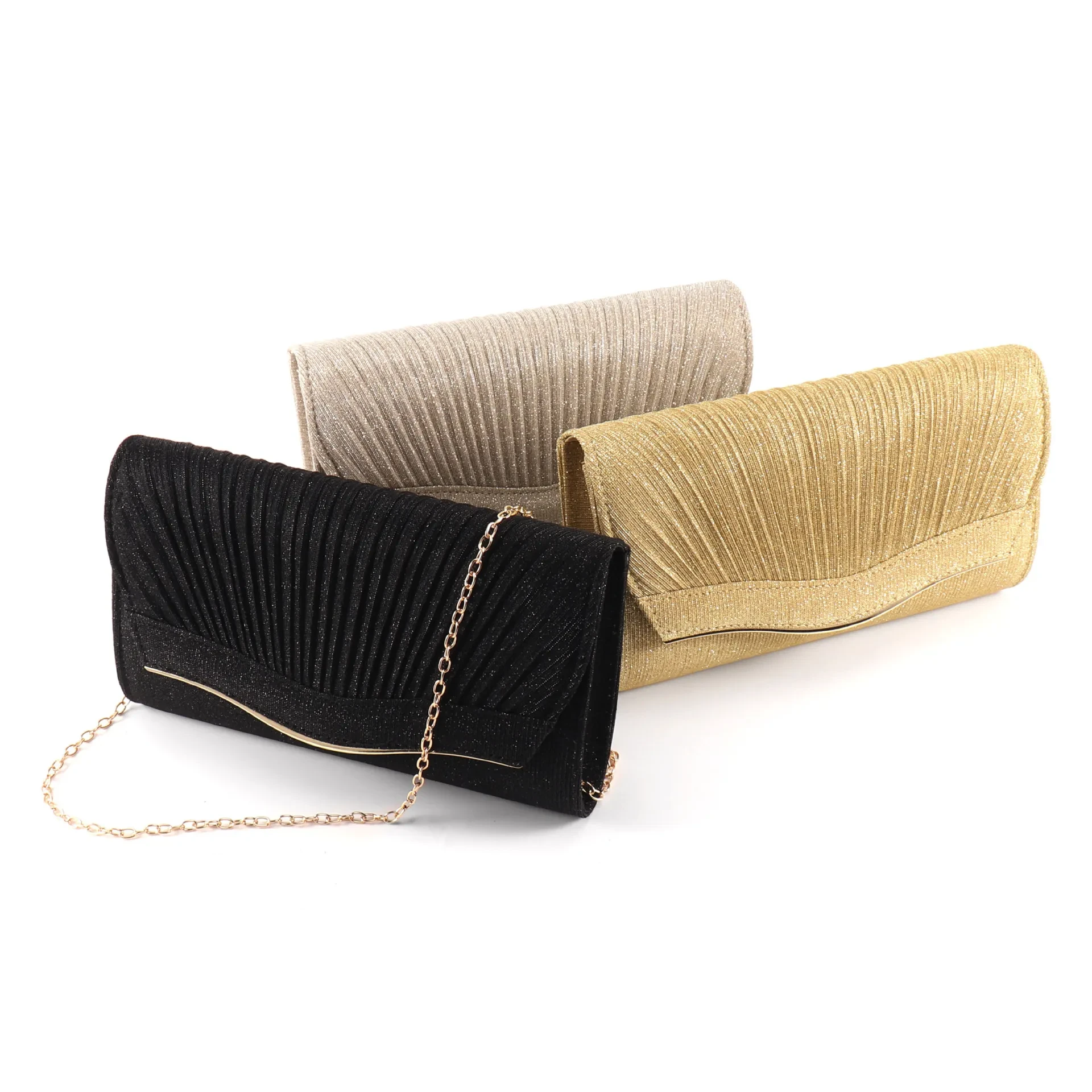 Clutch de cena Flip Color sólido