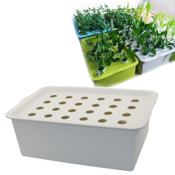 Kit hidropónico de 24 hoyos para plantar semillas en macetas de jardín