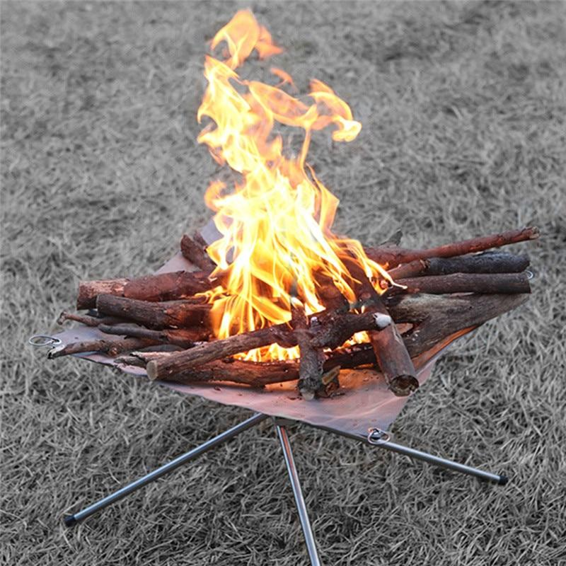 Incubadora portátil para exteriores Parrilla para exteriores Parrilla para fogatas Parrilla portátil