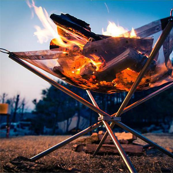Incubadora portátil para exteriores Parrilla para exteriores Parrilla para fogatas Parrilla portátil