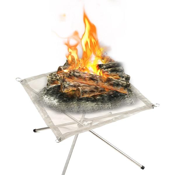 Incubadora portátil para exteriores Parrilla para exteriores Parrilla para fogatas Parrilla portátil