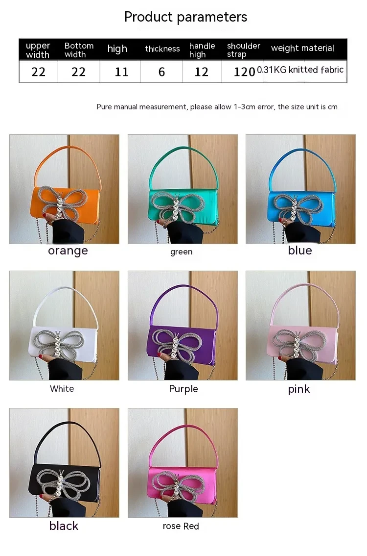 Bolso de mano con lazo para mujer