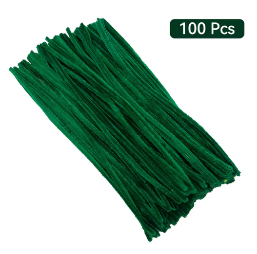 100 palitos de peluche de colores