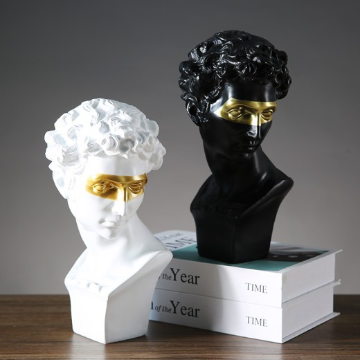Escultura de David Decoración Decoración Personaje Hogar