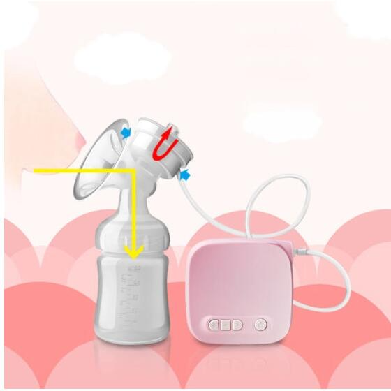 Kit de bomba de leche automática, extractor de leche eléctrico con succión natural, biberón, USB, BM
