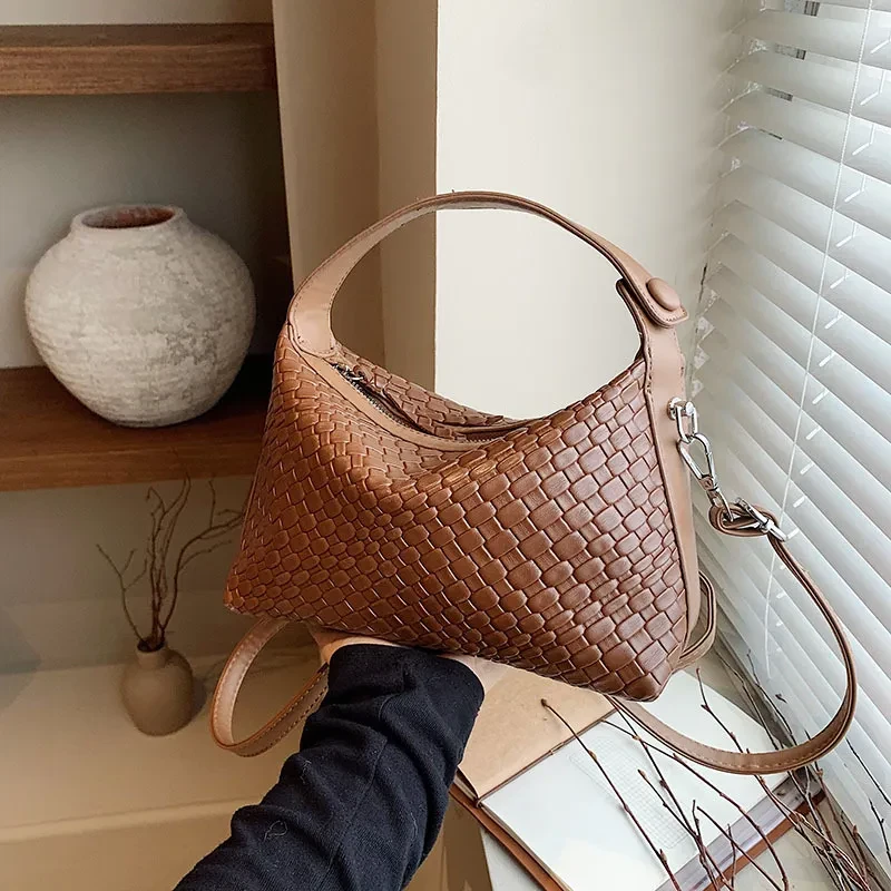 Bolso bandolera de gran capacidad y color sólido de alta calidad
