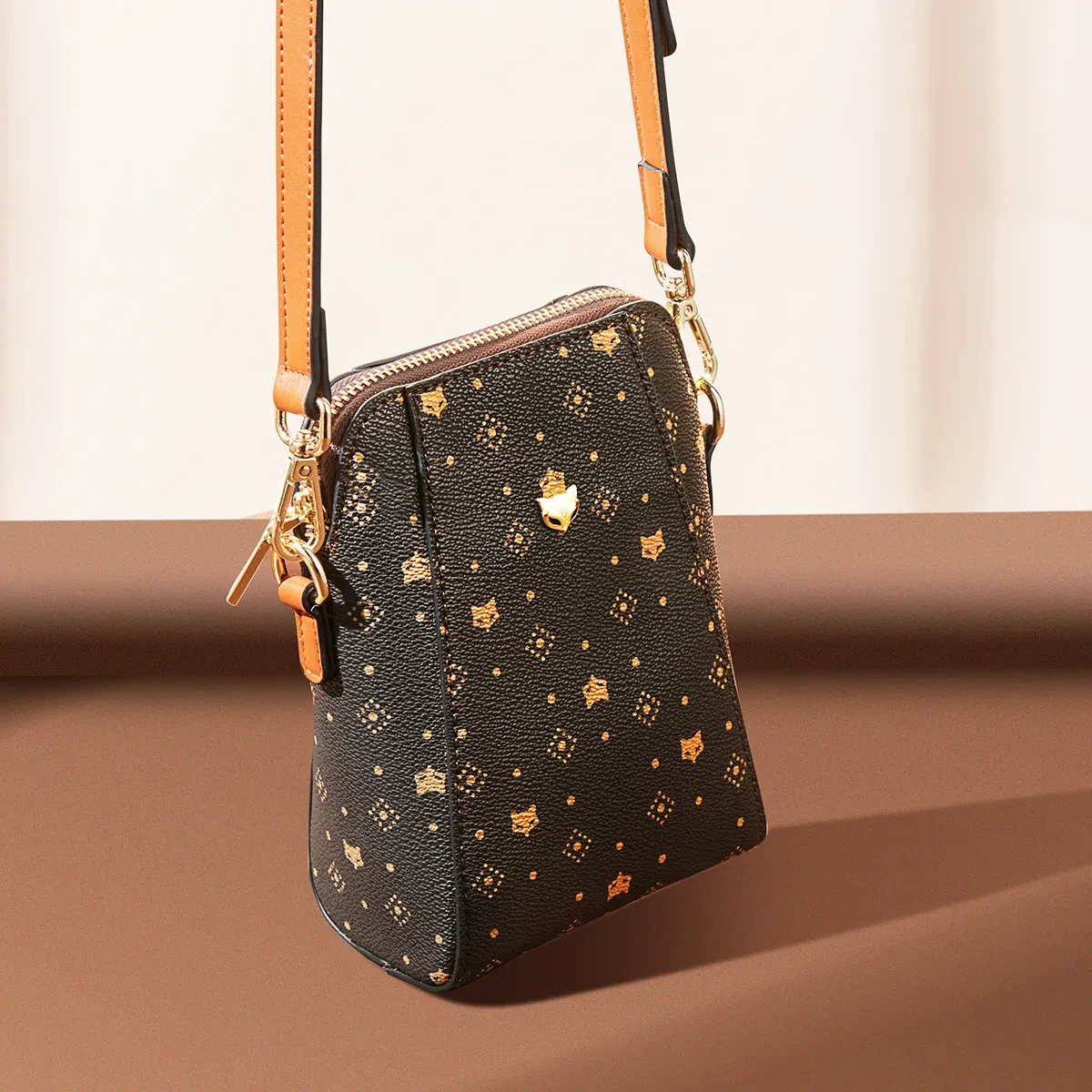 Bolso bandolera Foxer, bolso pequeño para teléfono