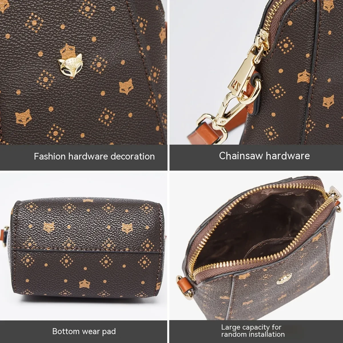 Bolso bandolera Foxer, bolso pequeño para teléfono