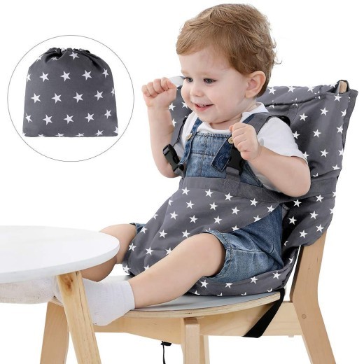 Bolsa para silla de comedor portátil para bebé, asiento de seguridad para bebé