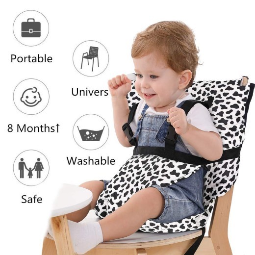 Bolsa para silla de comedor portátil para bebé, asiento de seguridad para bebé