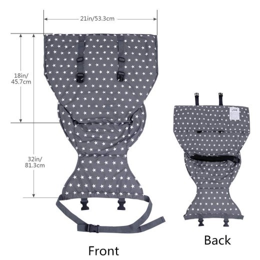 Bolsa para silla de comedor portátil para bebé, asiento de seguridad para bebé