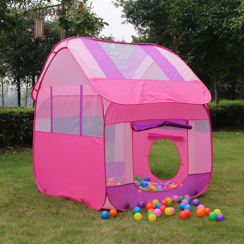 Tienda de campaña para niños al aire libre, gran sala de juegos, casa de jardín