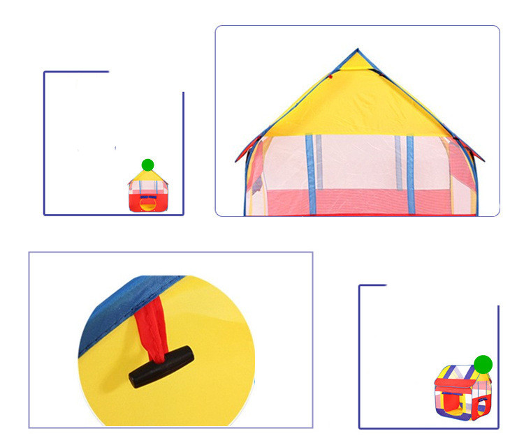 Tienda de campaña para niños al aire libre, gran sala de juegos, casa de jardín