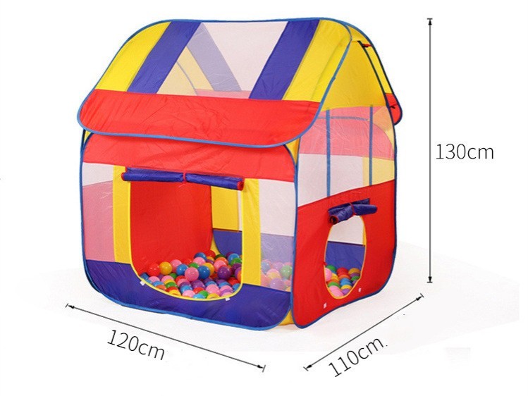 Tienda de campaña para niños al aire libre, gran sala de juegos, casa de jardín