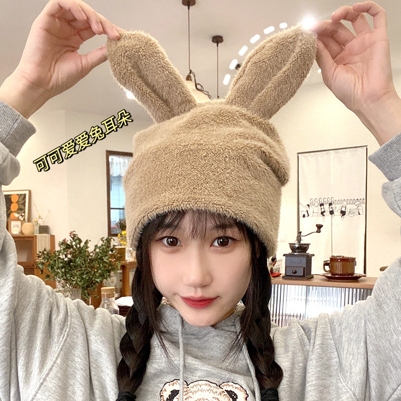 Gorro cálido de felpa polar de invierno para jóvenes de Net Red Ruffian