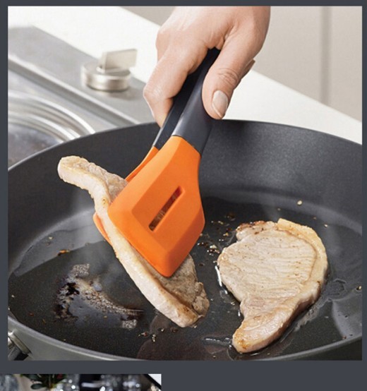 Pinzas de silicona para barbacoa, pinzas para servir pan y ensalada, pinzas antiadherentes para cocinar en la cocina.