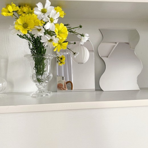 Espejo de maquillaje Espejo de escritorio Decoración Decoración Accesorios para el hogar