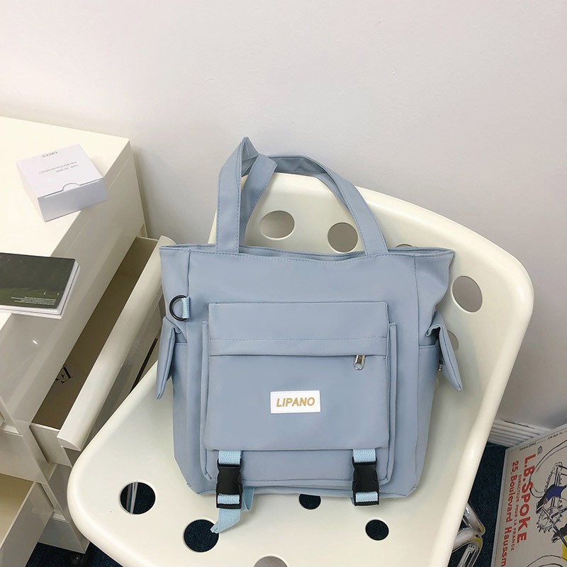 Bolso de hombro informal de nailon impermeable de gran capacidad