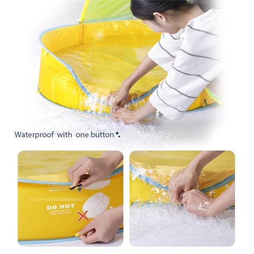 Carpa de piscina de playa