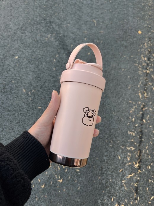 Taza de agua con forma de cachorro Schnauzer de cerámica para cocinar en el interior