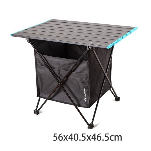 Mesa y silla plegables para exteriores, portátiles, ligeras, para picnic y autoconducción, de aleación de aluminio, para coche y camping.