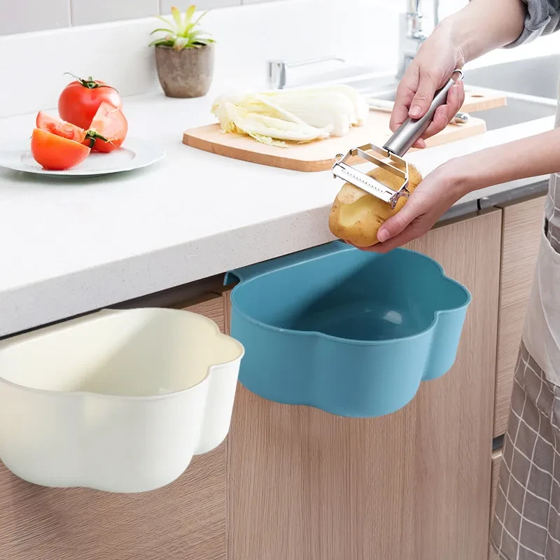 Gabinete de basura colgante tipo nube para cocina