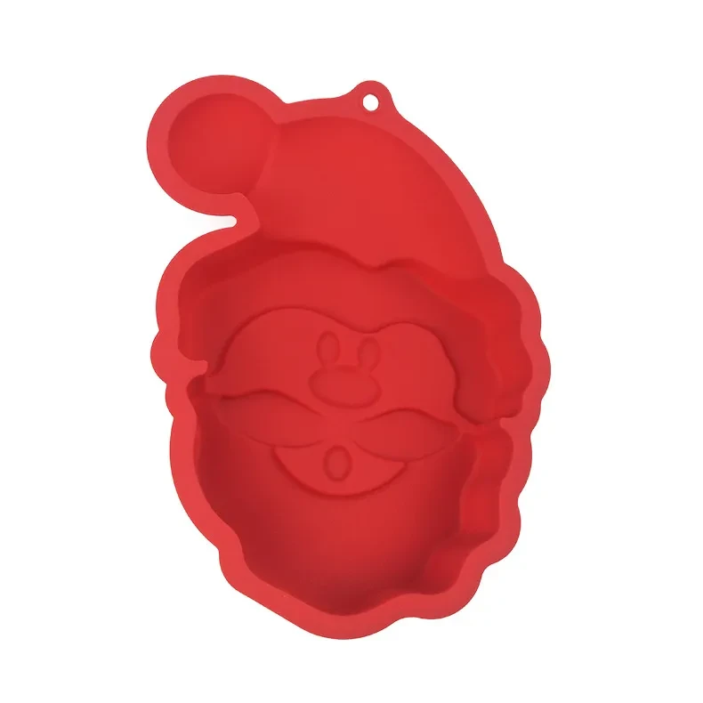 Molde de silicona para hornear de Papá Noel Suministros de cocina de silicona