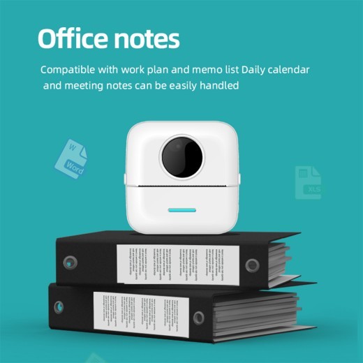 Práctica mini impresora térmica de texto de bolsillo para estudiantes